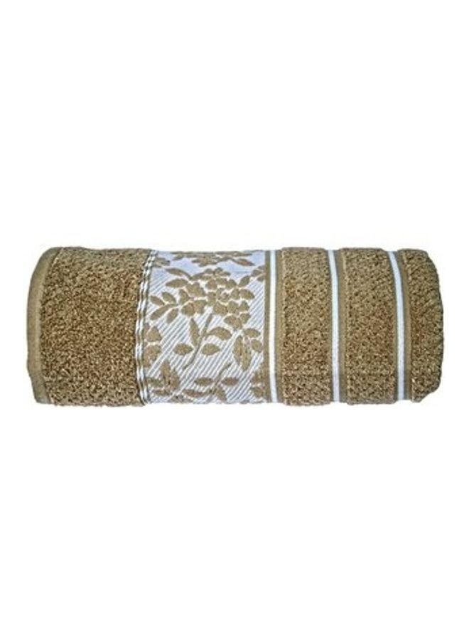 Egyptian Face Towel Brown/White 50×90cm