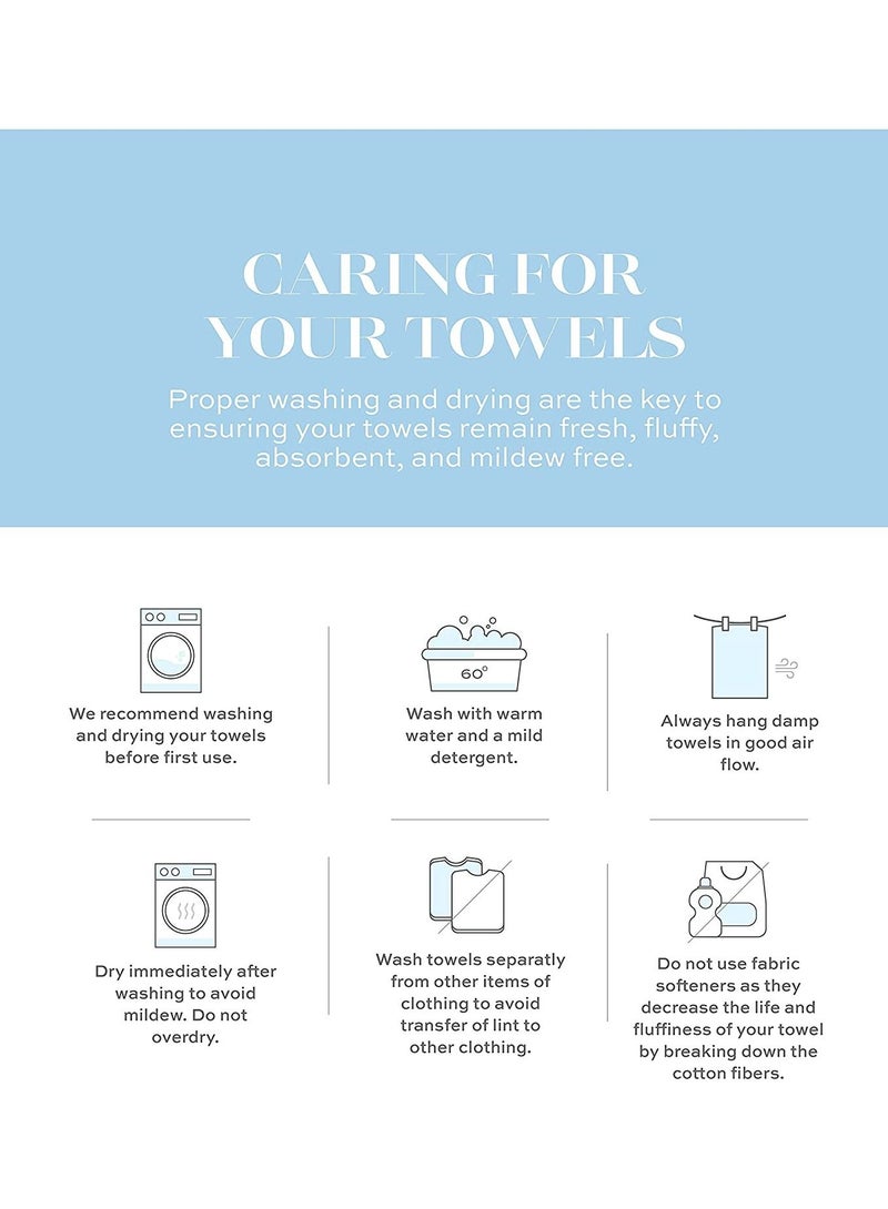 Luxury Hand Towels Cotton Hotel spa Bathroom Towel 16x30  Set Of 6 Beige