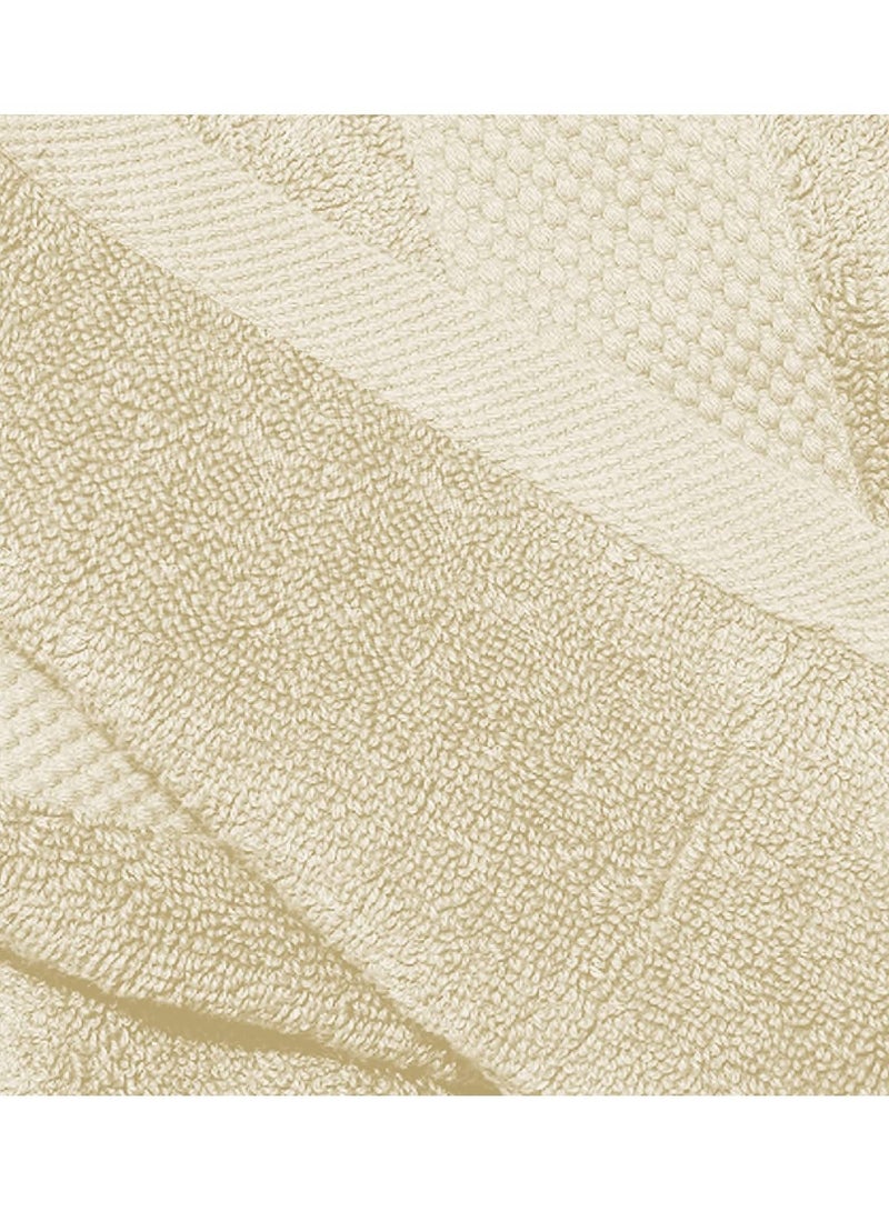 Luxury Hand Towels Cotton Hotel spa Bathroom Towel 16x30  Set Of 6 Beige