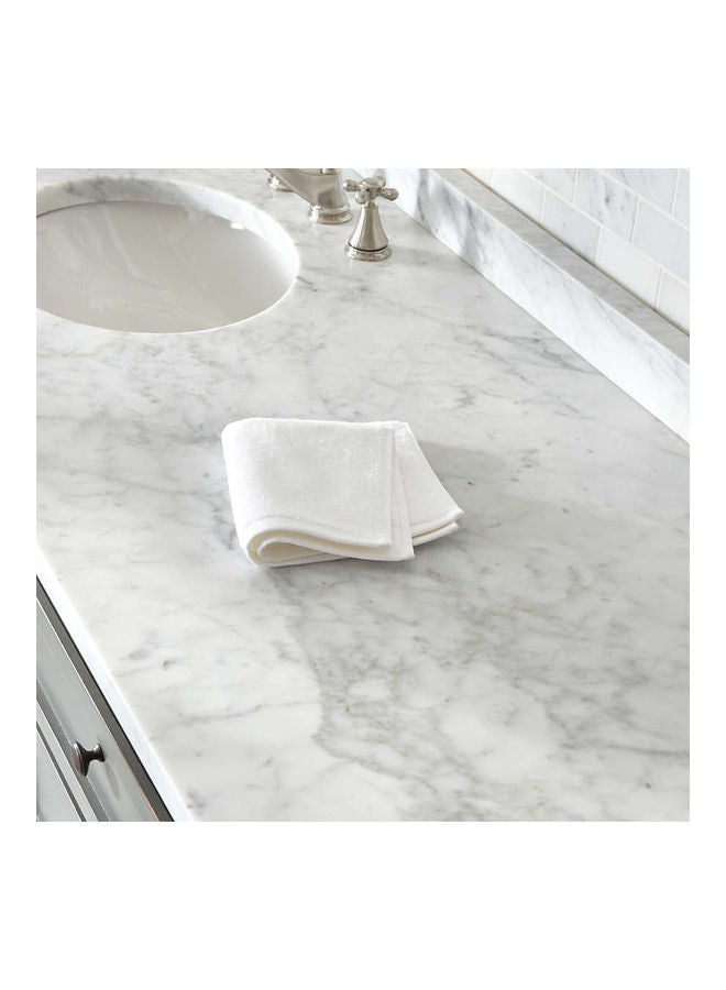 Pack of 24 Multipurpose Washcloth/Face Towel Set White 30 X 30cm