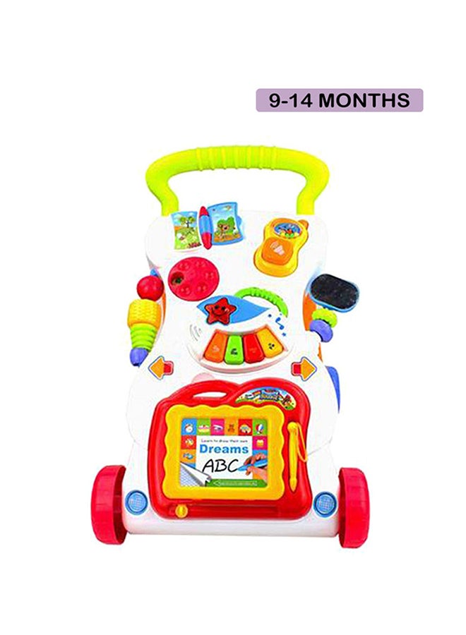 Multi-Functional Multicolored Writing, Drawing, Music Walker Assorted 6+ Months 45x42x34cm