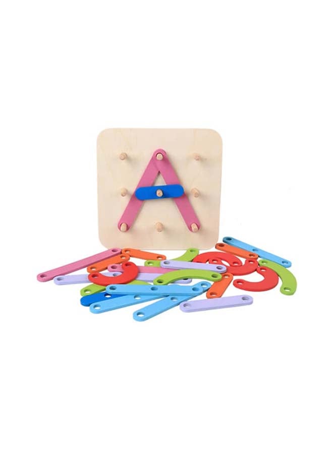 Simple Candy Color Educational Matching Toy 17.4x3.2x17.4cm