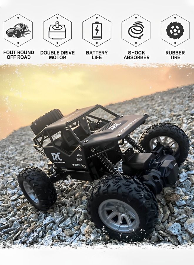 RC Cars,1:18 Scale Electric Toy All Terrain Remote Control Car, Racing Cars Electric Vehicle,Kids Outdoor Toys Fast Racing Buggy Toy