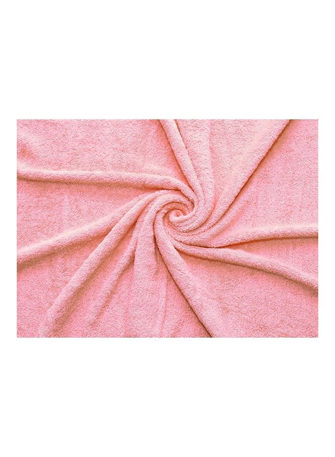 100% Cotton Premium 550 GSM Highly Absorbent, Quick Dry And Soft Feel Bathroom Towels Superior Quality Ring  Spun Cotton Luxury Towels Set Pink 73x147cm