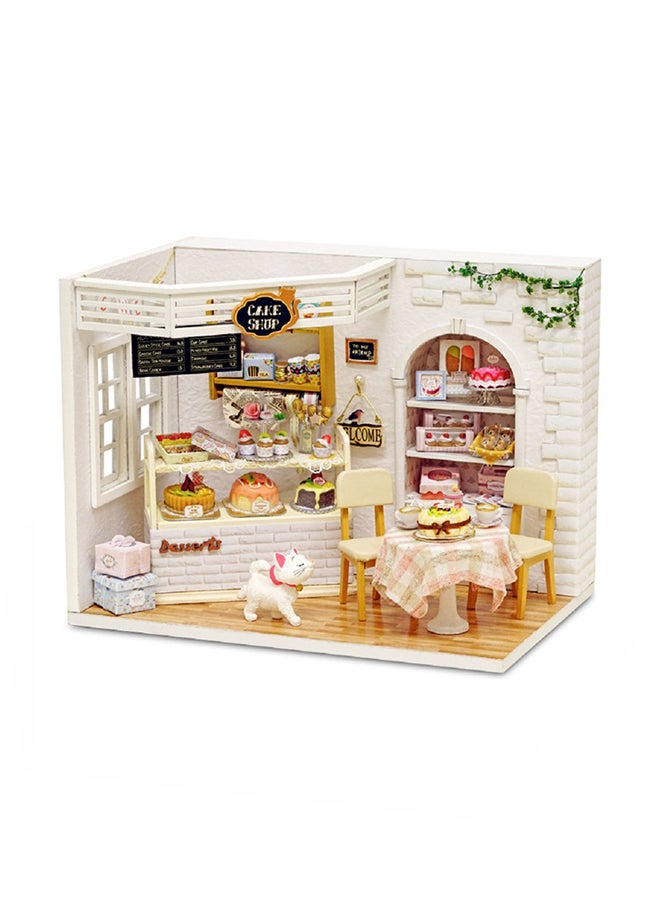 Diary Of Cake Dollhouse Miniature Diy House Kit Creative Room