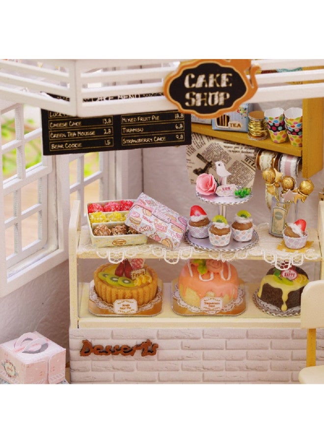 Diary Of Cake Dollhouse Miniature Diy House Kit Creative Room