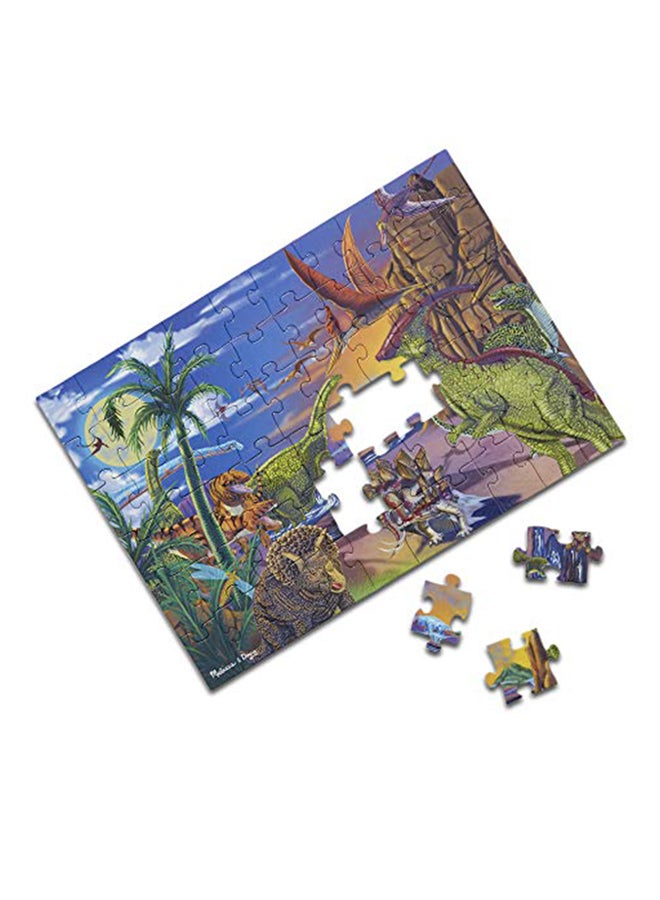 60-Piece Land of Dinosaurs Jigsaw Puzzle