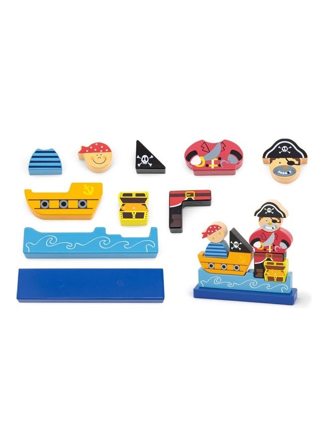 3D Wooden Magnetic Pirate Puzzle