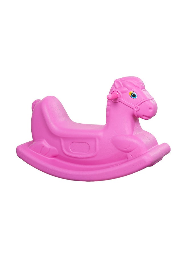 Educational Toys For Child Plastic Rocking Horse For Nursery 68x27x47cm