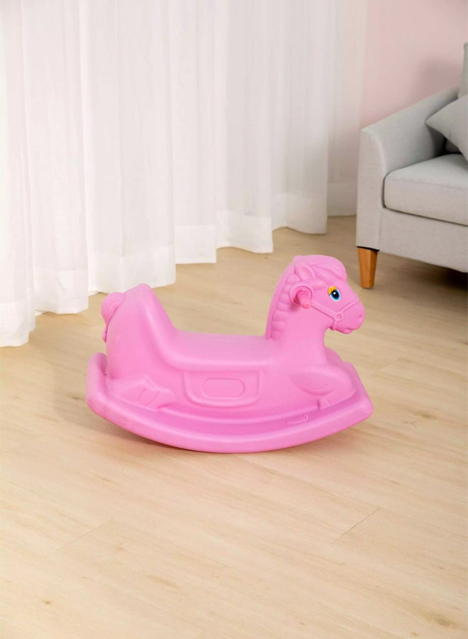 Educational Toys For Child Plastic Rocking Horse For Nursery 68x27x47cm