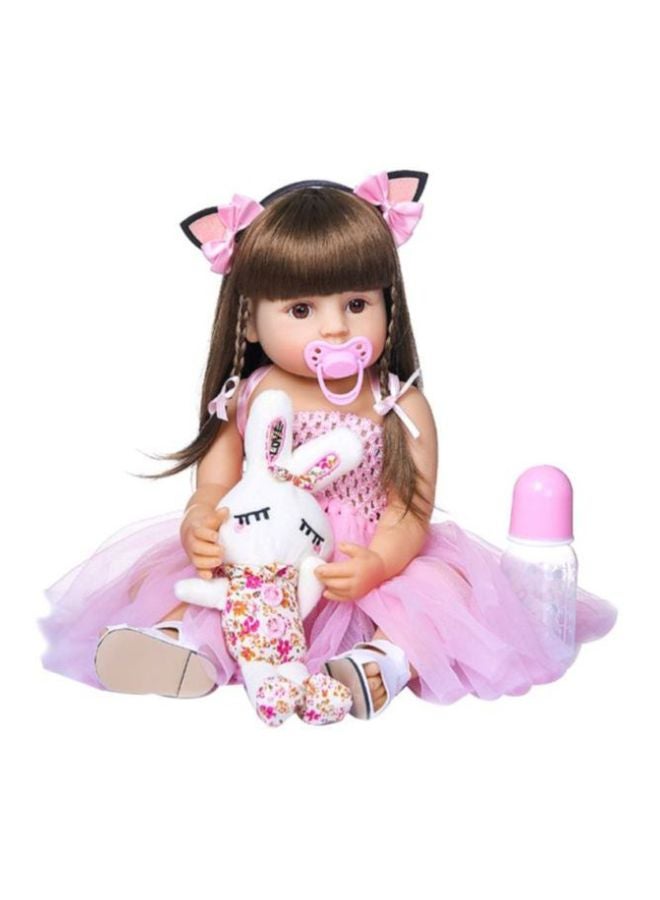 Silicone Reborn Toddler Doll 55cm