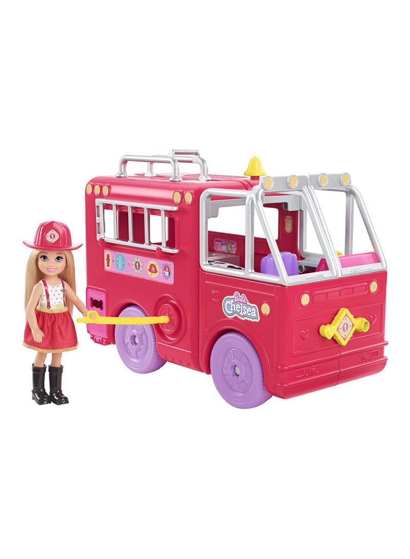 Barbie Chelsea Can Be Firetruck Playset