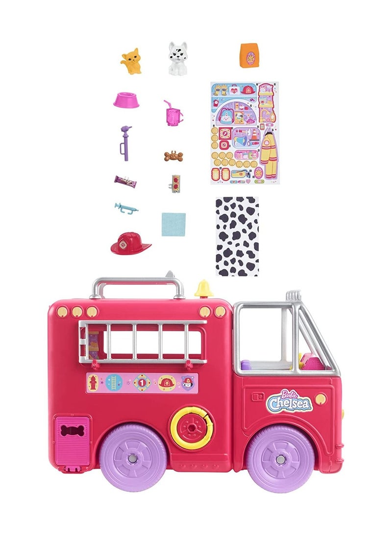 Barbie Chelsea Can Be Firetruck Playset