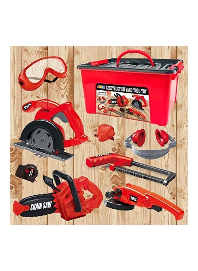 8-Piece Construction Tool Toy Playset