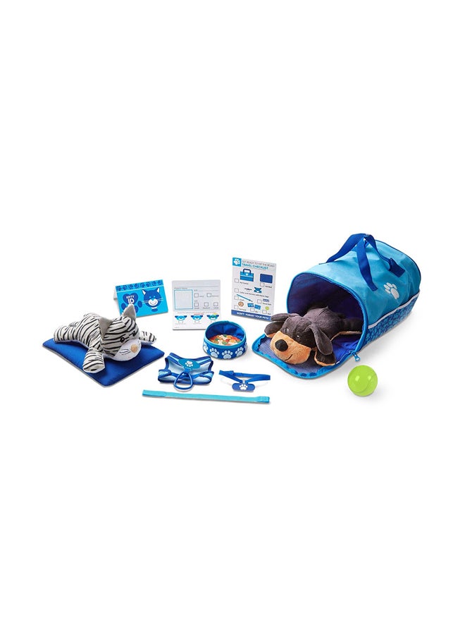 15-Piece Tote And Tour Pet Travel Playset