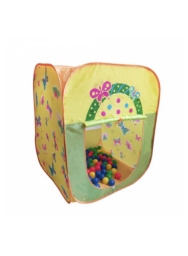 Butterfly House With 100 Balls 85x100x85cm