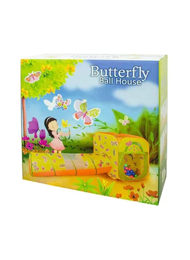 Butterfly House With 100-Piece Balls 85x100x85cm