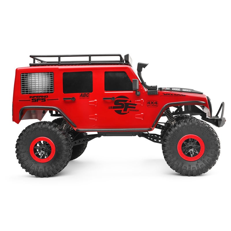 104311 2.4G 1/10 4WD Off-Road Jeep SUV Brushed Motor Remote Control Crawler Car 53.5cm