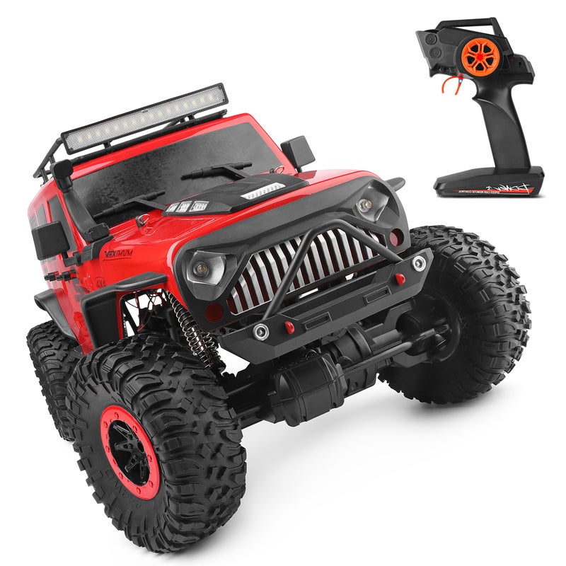 104311 2.4G 1/10 4WD Off-Road Jeep SUV Brushed Motor Remote Control Crawler Car 53.5cm