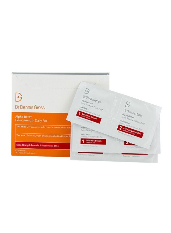 Pack Of 60 Alpha Beta Extra Strength Daily Peel Treatments