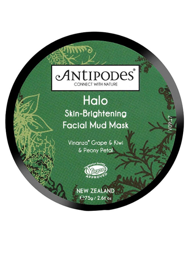Halo Skin Brightening Facial Mud Mask 75grams
