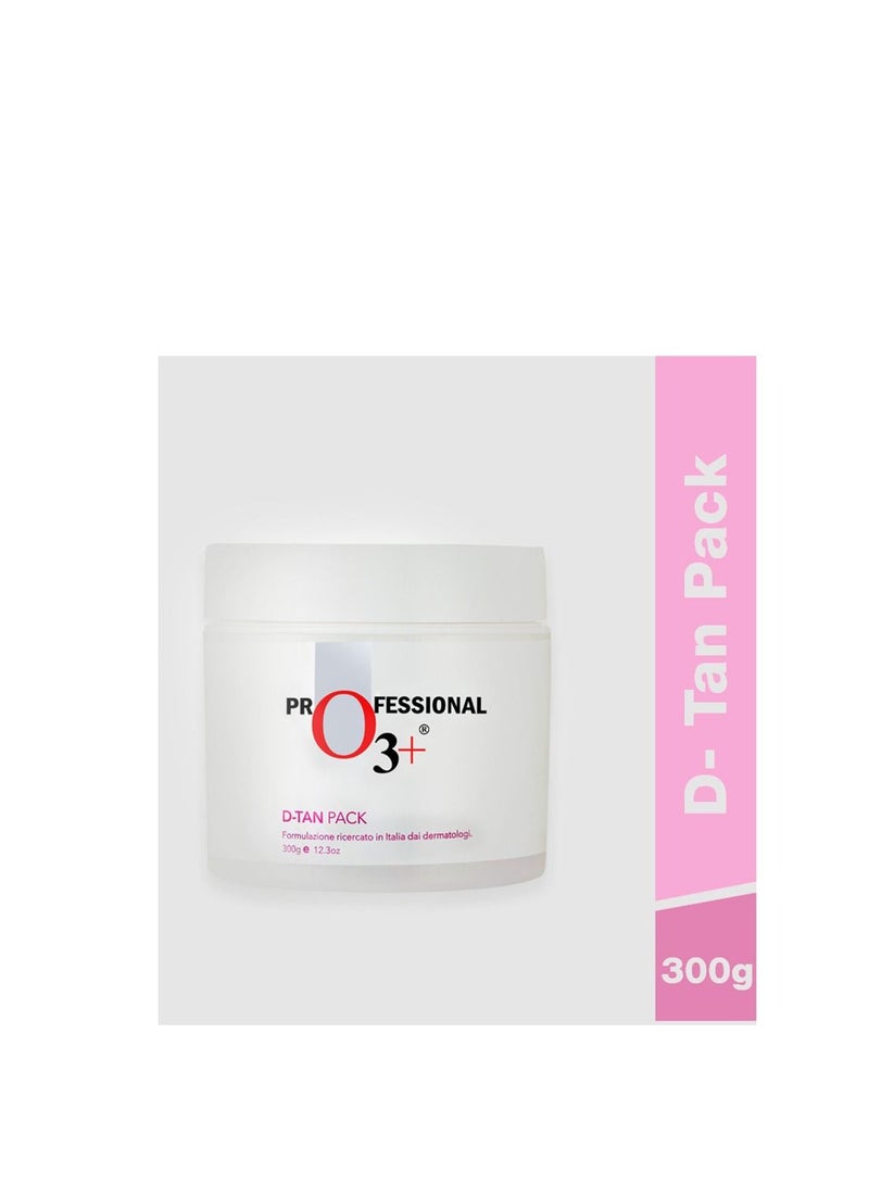 O3+ D-tan Pack 300G for Instant Tan Removal & Sun Damage Protection