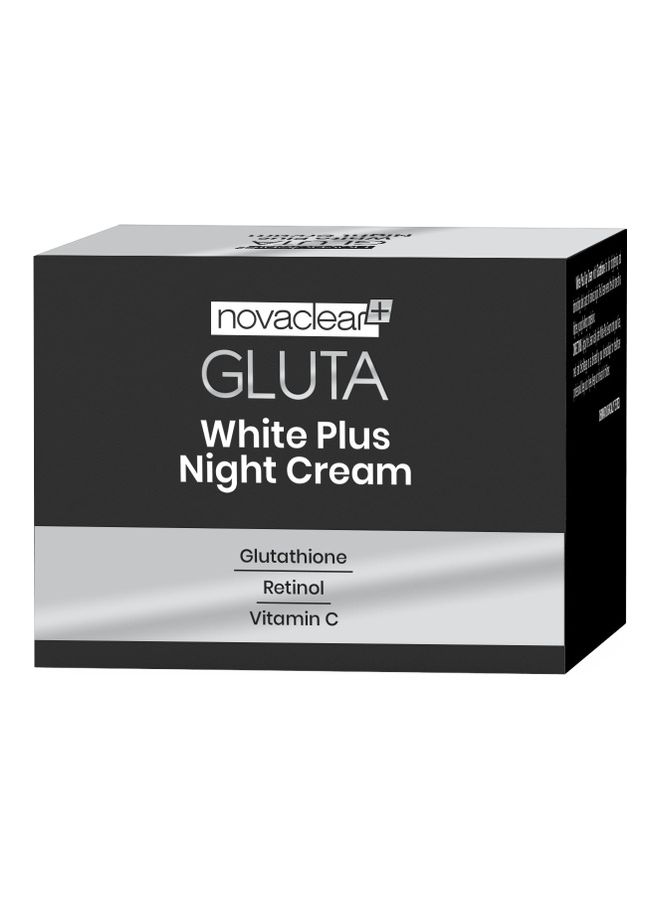 Gluta White Plus Night Cream Black/Silver 50ml
