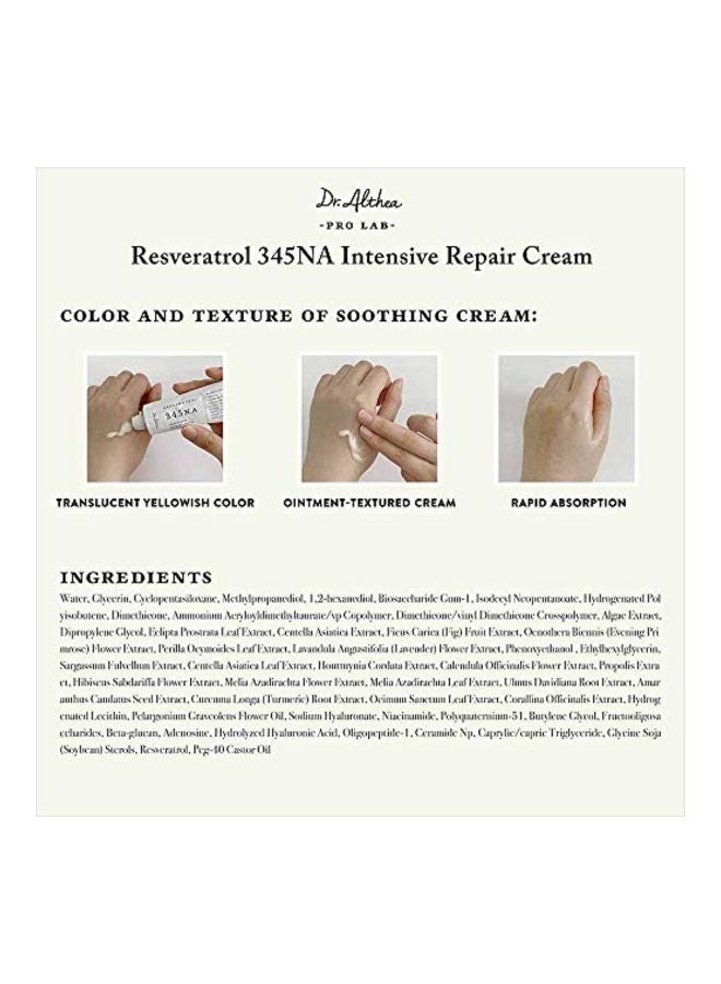 Resveratrol 345NA Intensive Repair Cream