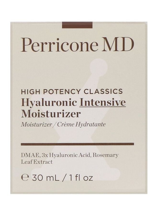 High Potency Classic Hyaluronic Intensive Moisturizer Multicolour 30ml