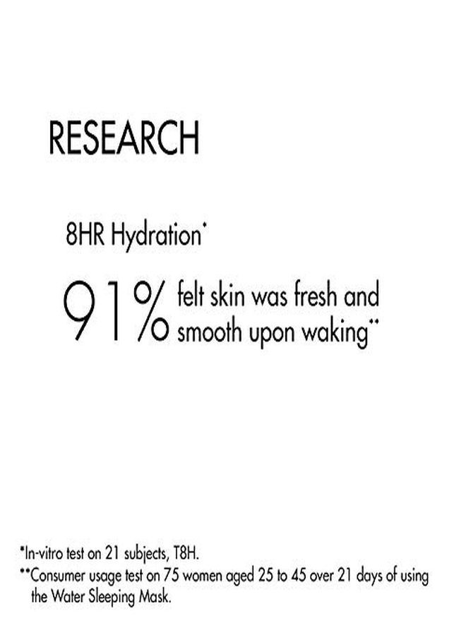 Revitalizing Water Sleeping Mask With Organically Farmed Cornflower & Hyaluronic Acid Hydrating Night Mask Awaken Moisturize & Plump Paraben & Siliconefree 16 Fl Oz