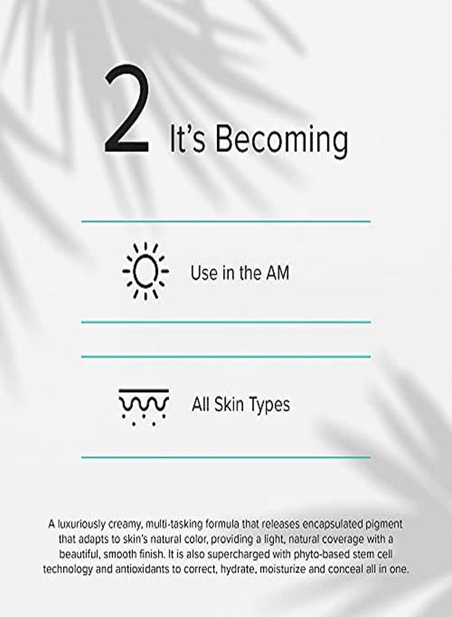 It'S Becoming Anti Aging Tinted Moisturizer, Plant Based Concealer For All Skin Tones, Paraben Free, Natural Skin Care (4 Oz)