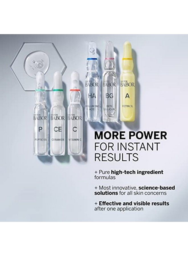 Power Serum Ampoule: Vitamin C ; Brightening Antiwrinkle Protecting ; 2D Hyaluronic Acid & Linoleic Acid ; Clean & Vegan ; Results In 7 Days