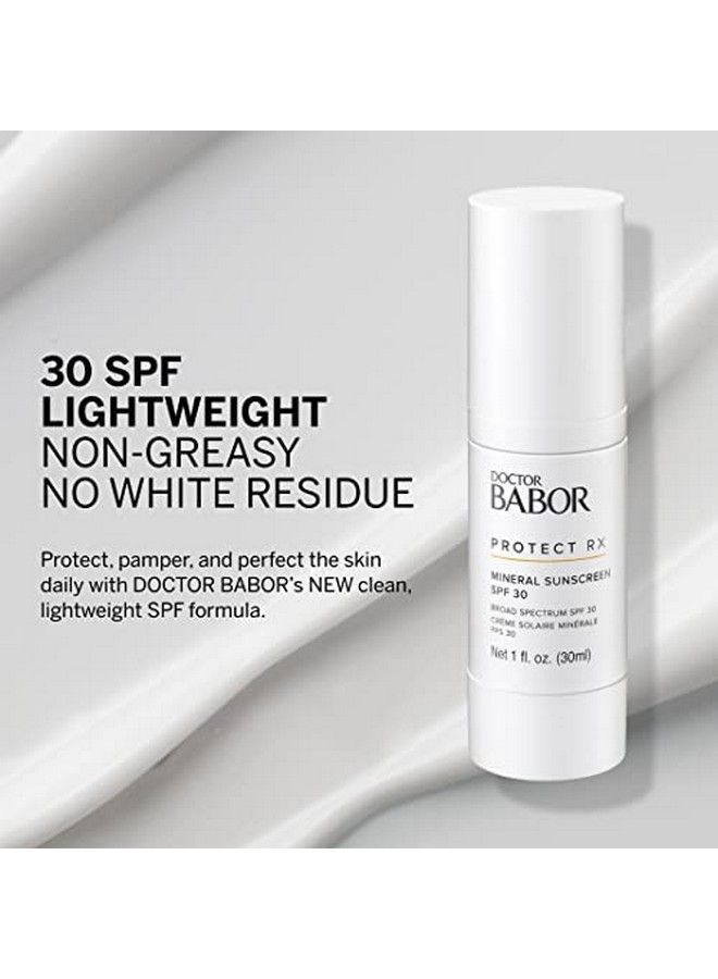 Doctor Protect Rx Mineral Face Sunscreen For Sensitive Skin Spf 30  Facial Sunscreen Lotion Clean & Lightweight Mineral Sunscreen For Face 1Oz