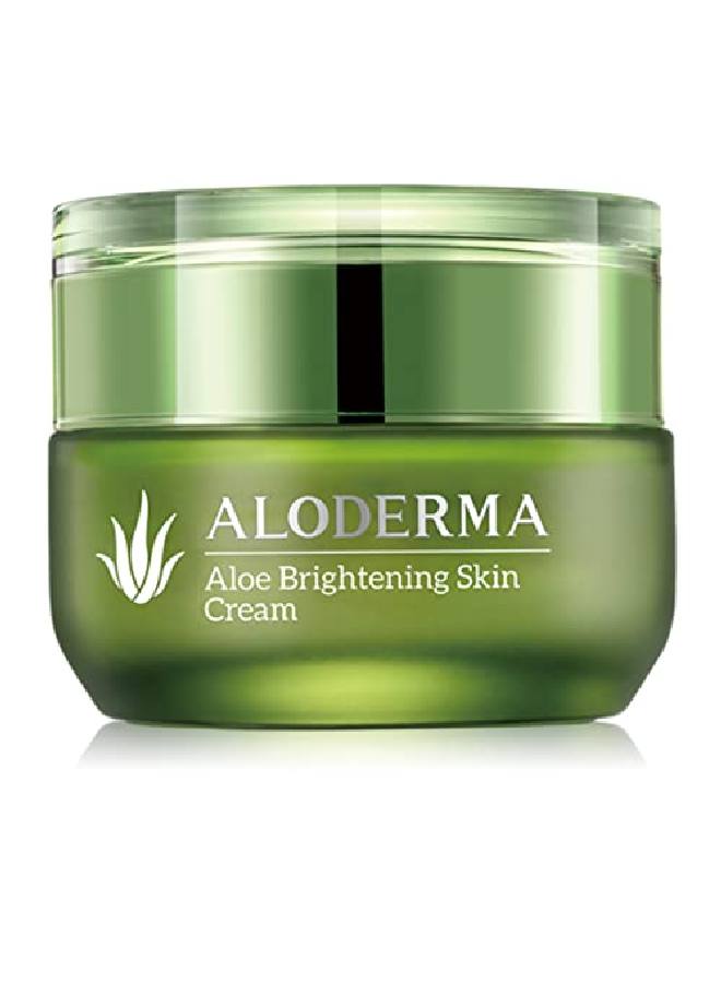 Brightening Cream With 80% Organic Aloe Vera Made Within 12 Hours Of Harvest Refines Skin Texture Evens Skin Tone Diminishes Appearance Of Fine Lines & Wrinkles 17Oz (50G)