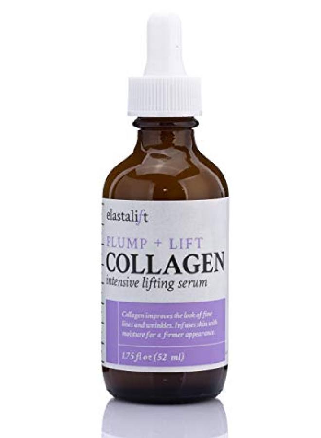 Collagen Facial Serum Lifting Plumping Firming Collagen Serum For Face Improves Elasticity Evens Skin Tone Plumps & Lifts Sagging Skin Nongreasy Wrinkle Serum 175 Fl Oz Pack Of 2