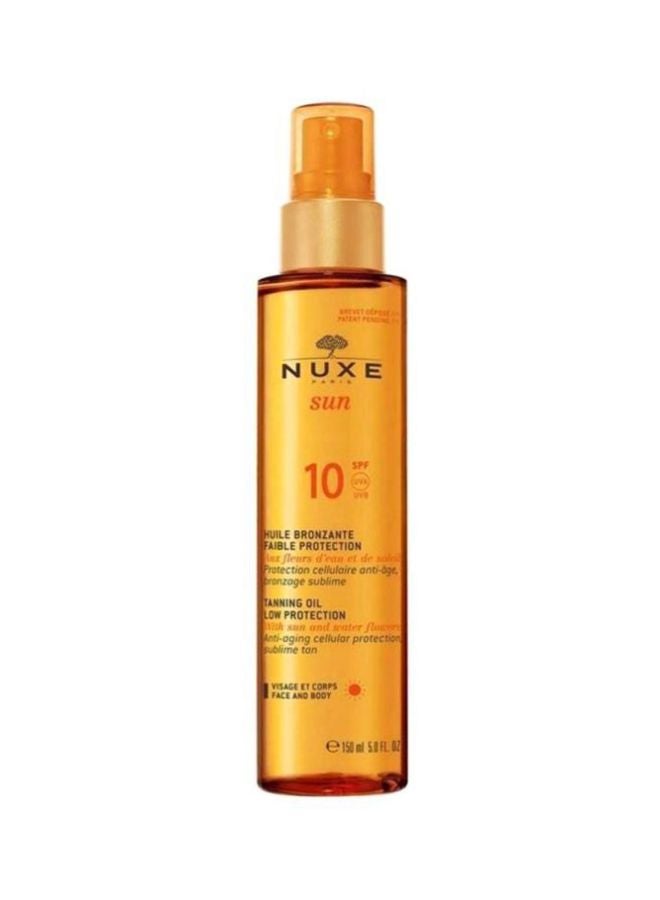 Sun Tanning Oil Low Protection For Face And Body 150ml