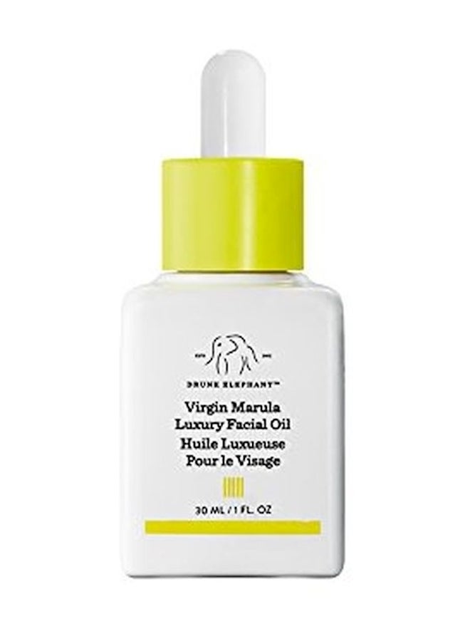 Virgin Marula Luxury Facial Oil Gluten and Vegan antiaging Skin Care and Face Moisturizer (30ml/1 fl oz) 30ml