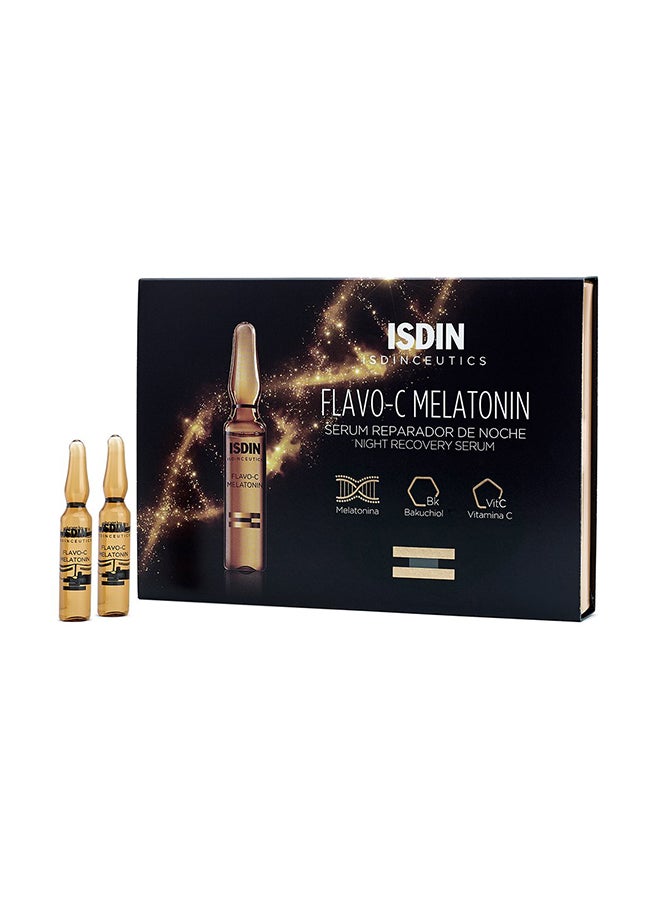 10-Ampoule Flavo-C Melatonin Night Recovery Serum 2ml