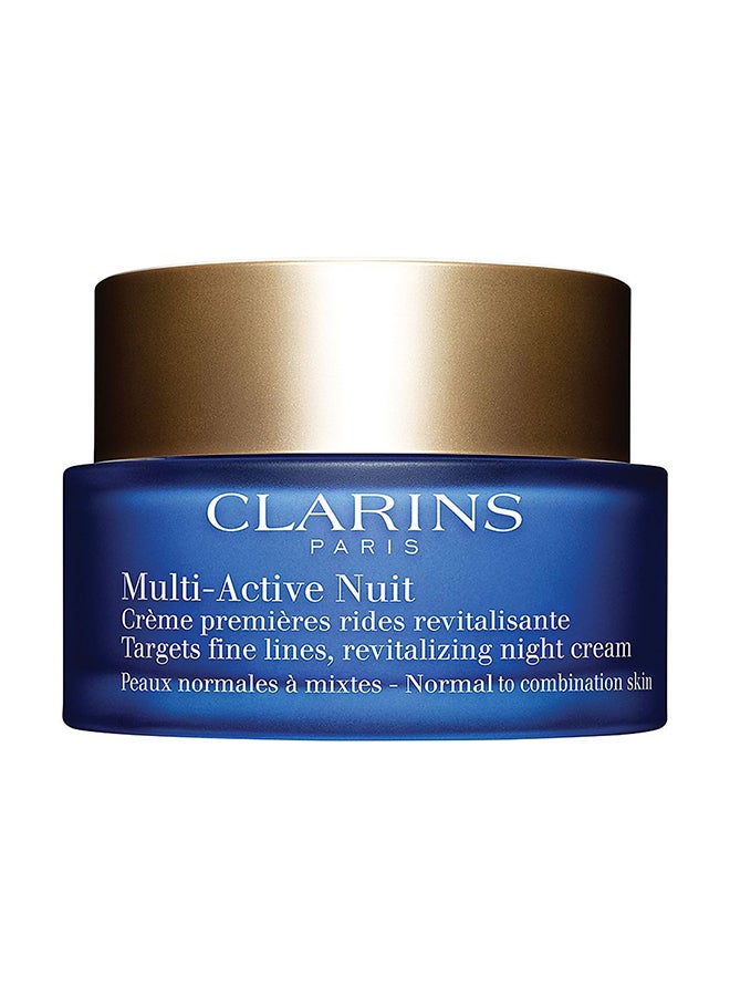 Multi-Active Night Targets Fine Lines Revitalizing Cream - For Normal To Combination Skin White 50ml