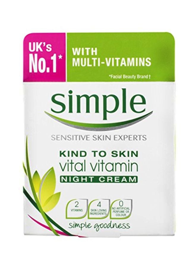 6-Piece Kind To Skin Vital Vitamin Night Cream 50ml