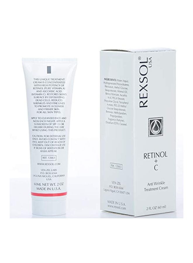 Retinol Plus C Anti Wrinkle Treatment Cream