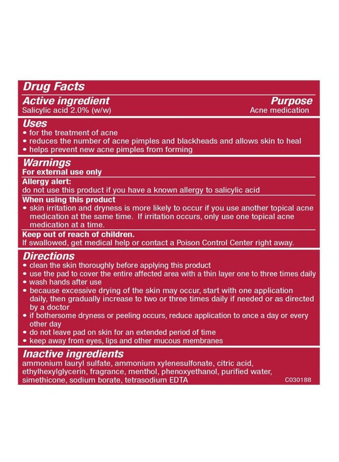 Pack Of 3 Single-Step Maximum Acne Pads