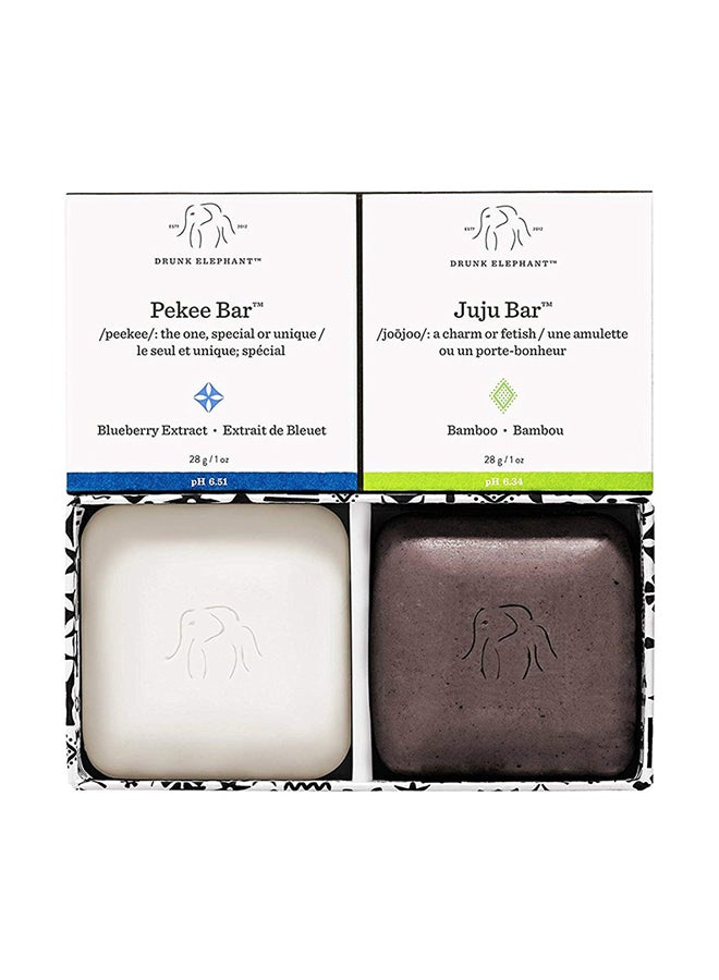 Pack Of 2 Exfoliating Face Wash And Moisturizing Bar Cleanser