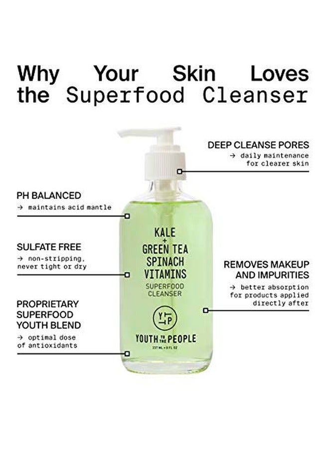 Kale + Green Tea Spinach Vitamins Cleanser