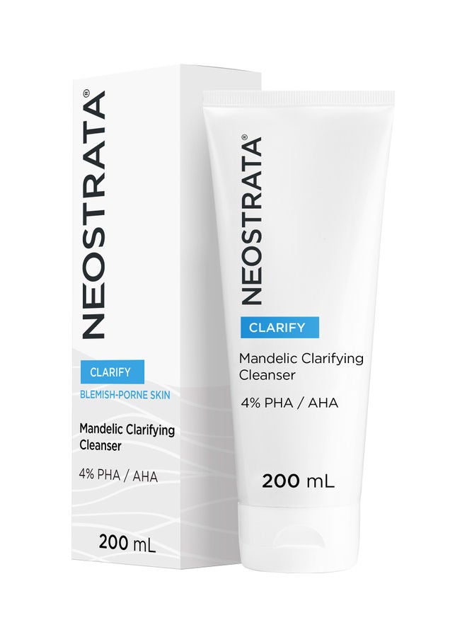 Clarify MAndelic Clarifying Cleanser Gel Facial Wash For Oily Skin 4% PHA/AHA 200ml