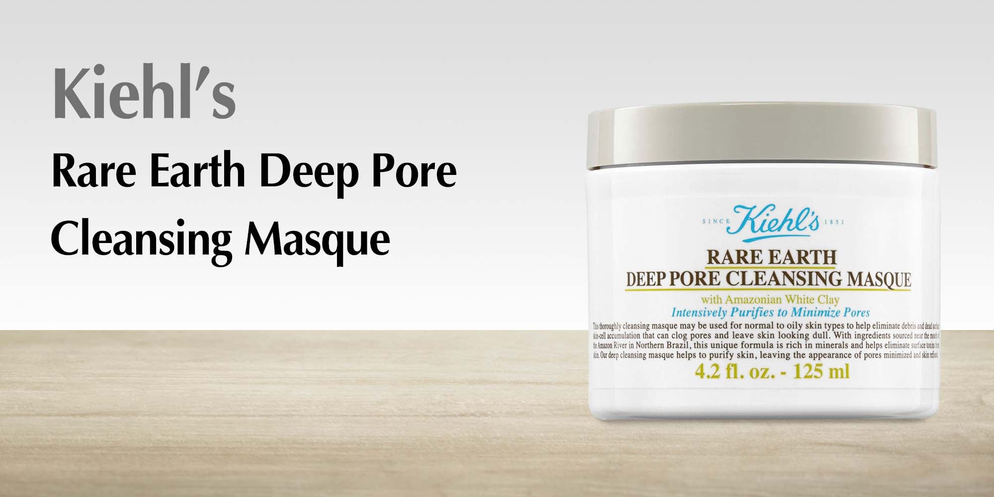 Rare Earth Deep Pore Cleansing Masque 125ml