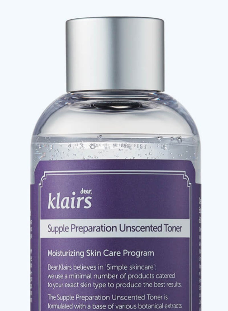 Supple Preparation Unscented Toner Clear 180ml