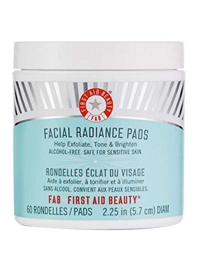 60-Piece Facial Radiance Pads 2.25inch