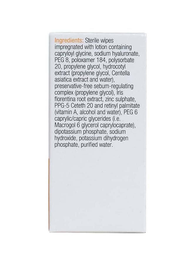 60-Piece Sterile Blepharitis Freepost Eyelid Wipes