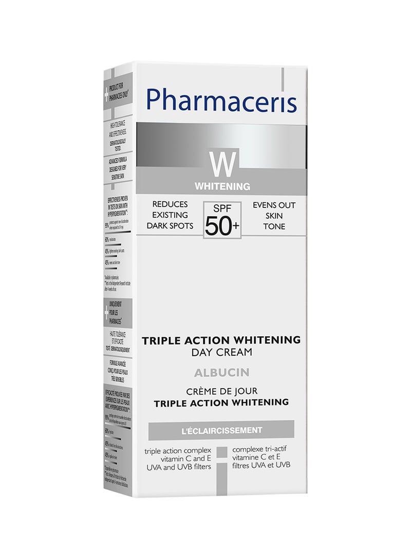 Triple Action Whitening Day Cream SPF 50+ White 30ml